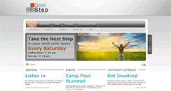 Desktop Screenshot of nextstepchurch.org